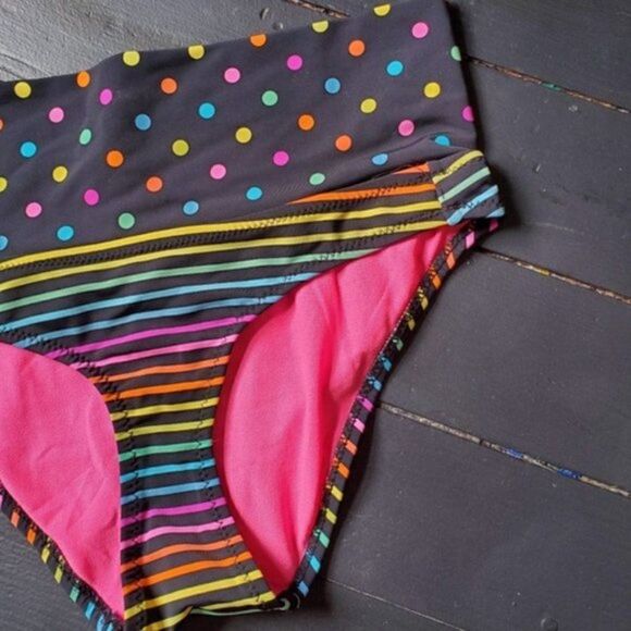 🌸 Aeropostale Semi High Waisted Bikini Bottom - Picture 2 of 7